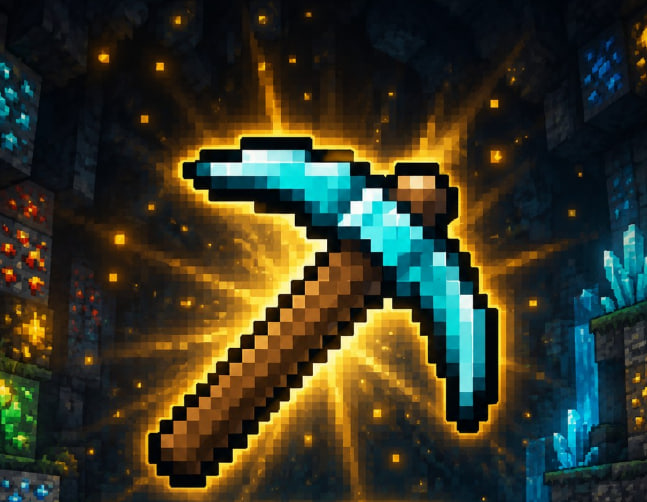 Falling Pickaxe: Slot de Pixmove